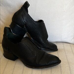 Alexander Wang Black Pebbled Leather Shoes